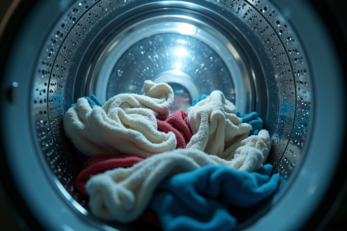 lave-linge séchant